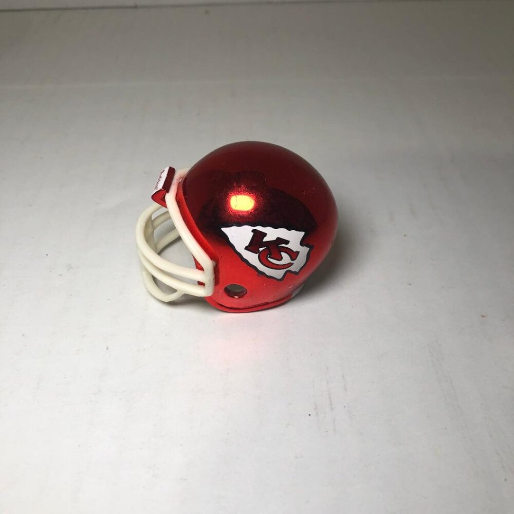 RIDDELL NFL Pocket Chrome Mini Helmet Kansas City Chiefs